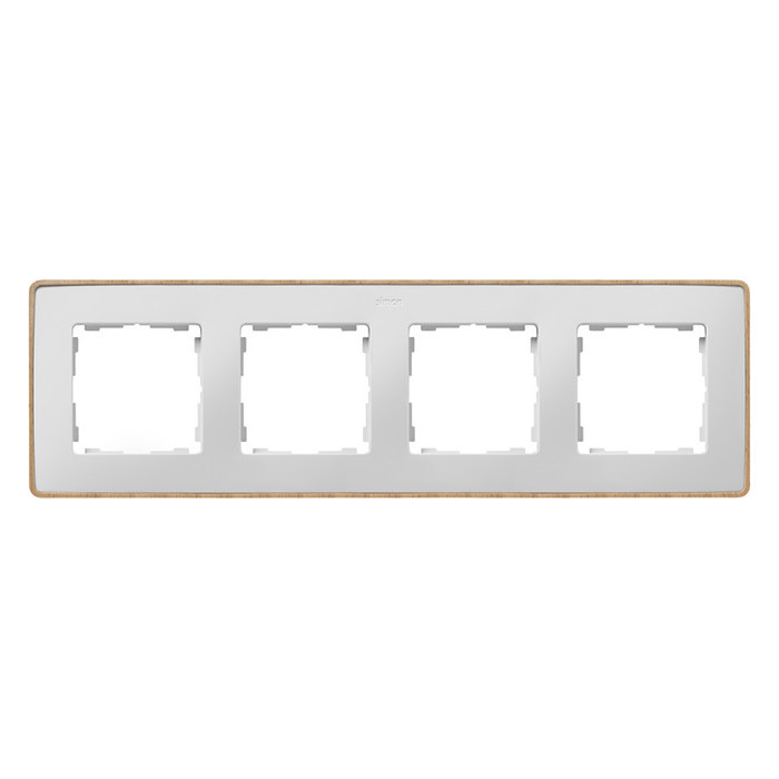 Рамка 4 поста Simon SIMON 82 DETAIL, белый, 8201640-270