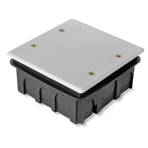 Коробка распределительная Plast Electro для сплошных стен 100х100х50 IP20 бел крышка PE 000 033R