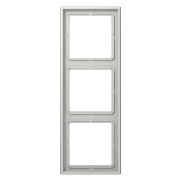 Рамка 3 поста Jung LS 990, светло-серый, LS983LG