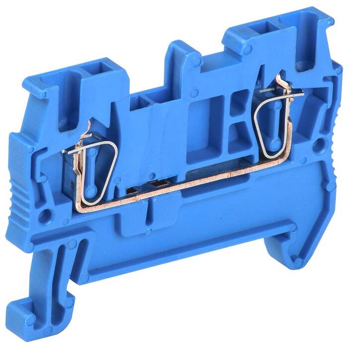 Клемма пружинная КПИ 2в-1.5 17.5А син. IEK YZN11-001-K07