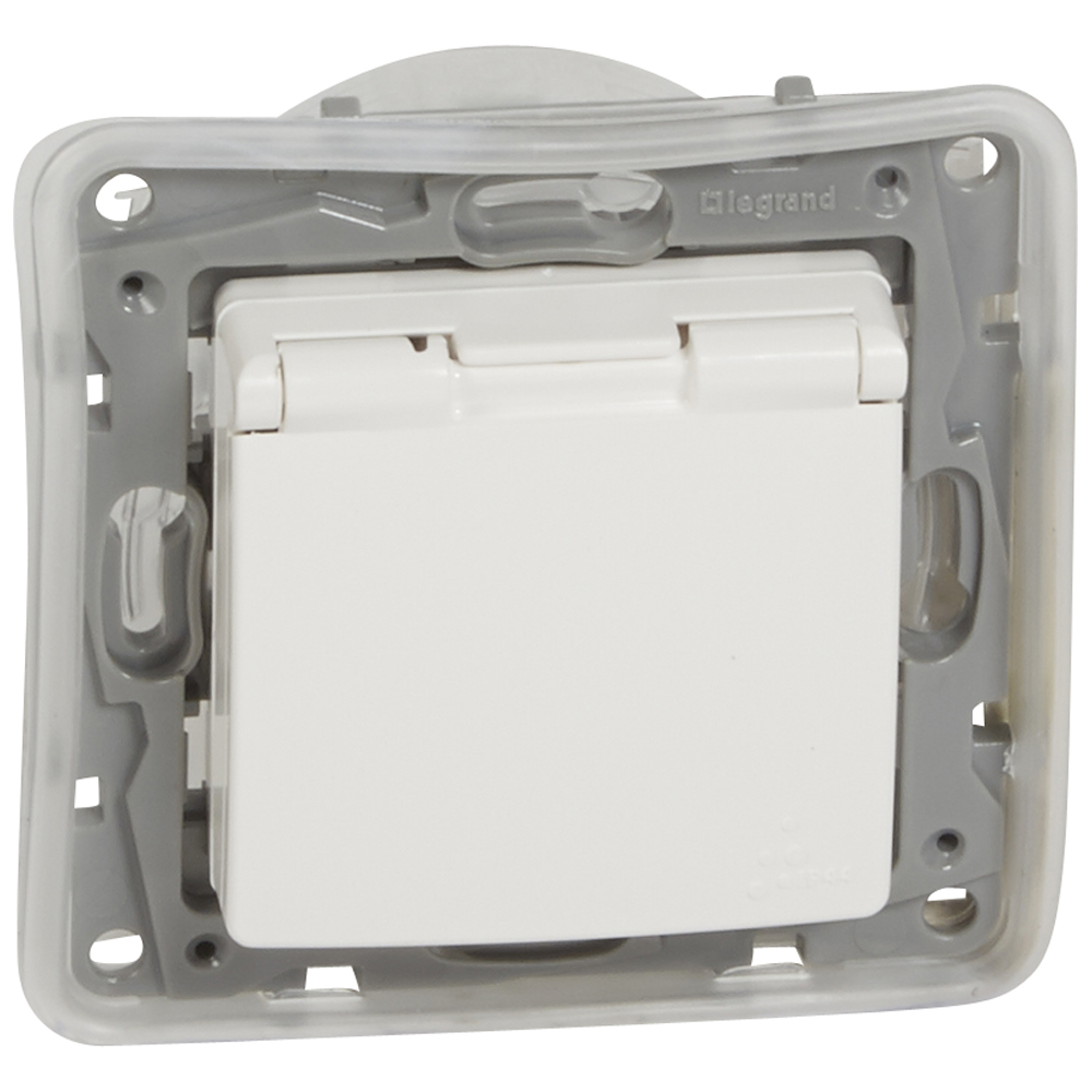 Розетка 2к+З Автip44 Бел Etika