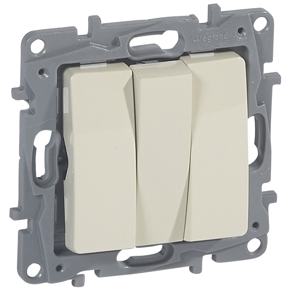 Выкл 3клав 10ах Автслнк Etika