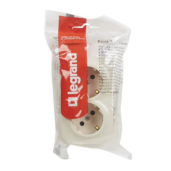 Розетка 2X2К+З шт СЛНК