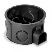 Коробка монтажная Plast Electro 1-ая для сплошных стен d=68 глубина 40мм IP20, возможность стыковки PE 000 003