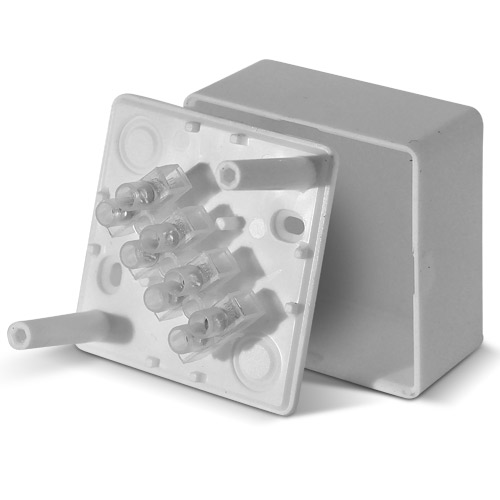 Коробка клеммная Plast Electro наруж.монтаж, 70х70х31мм, IP42, бел PE 410 144/10 Б